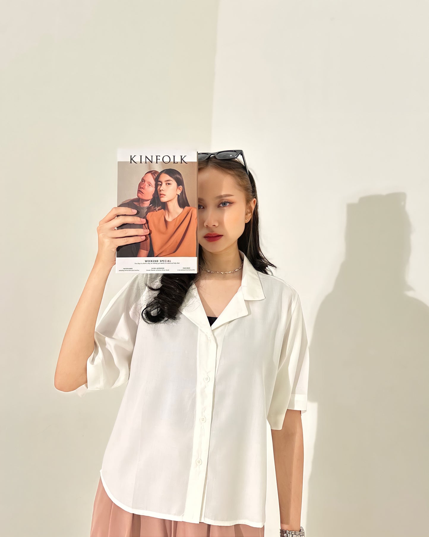 Daisy Kemeja Katun Lengan Pendek