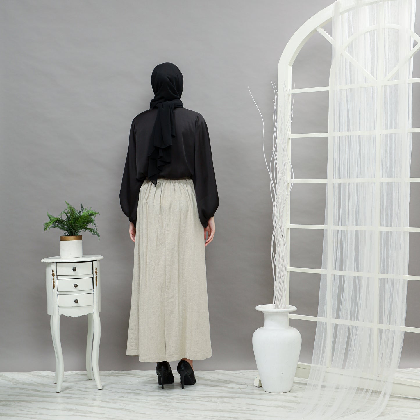Adalina Skirt Light Grey