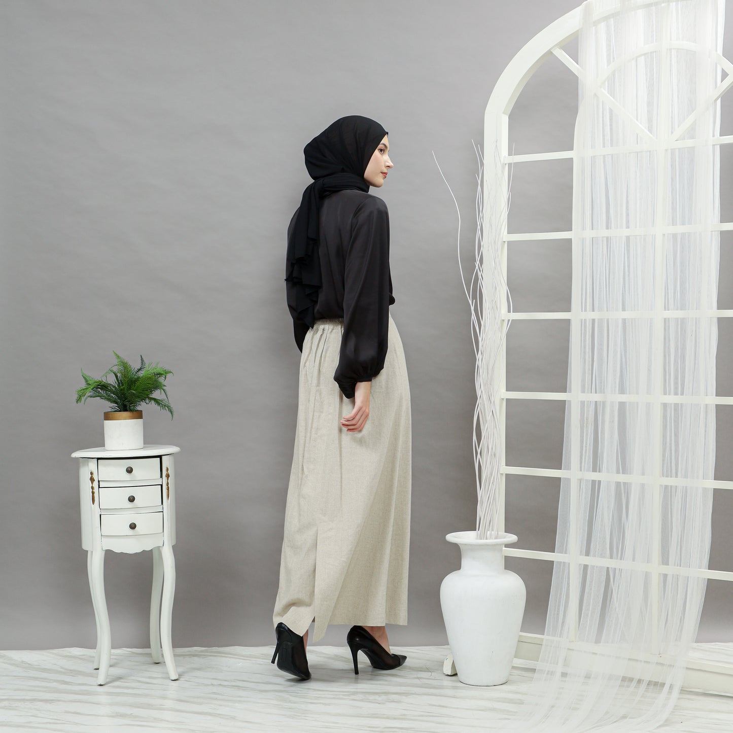 Adalina Skirt Light Grey