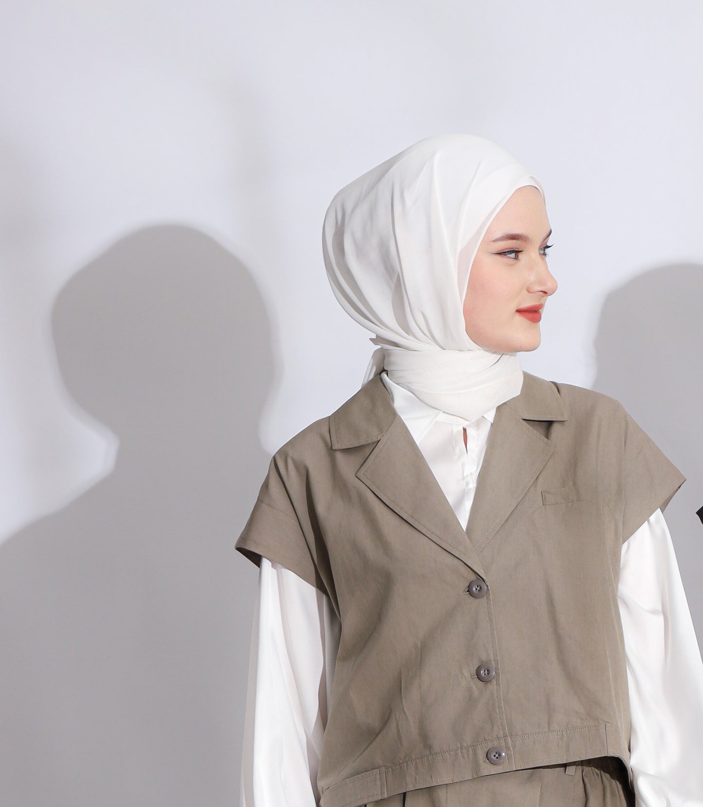 Esmee Vest - Light Grey