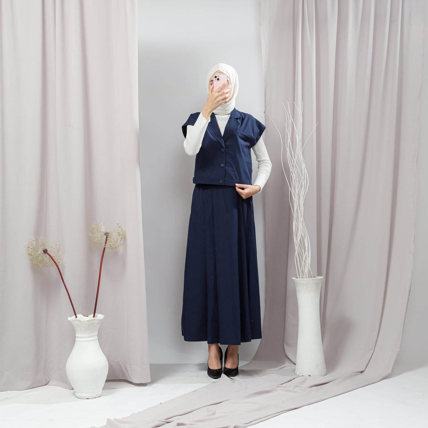 Esmee Vest - Navy