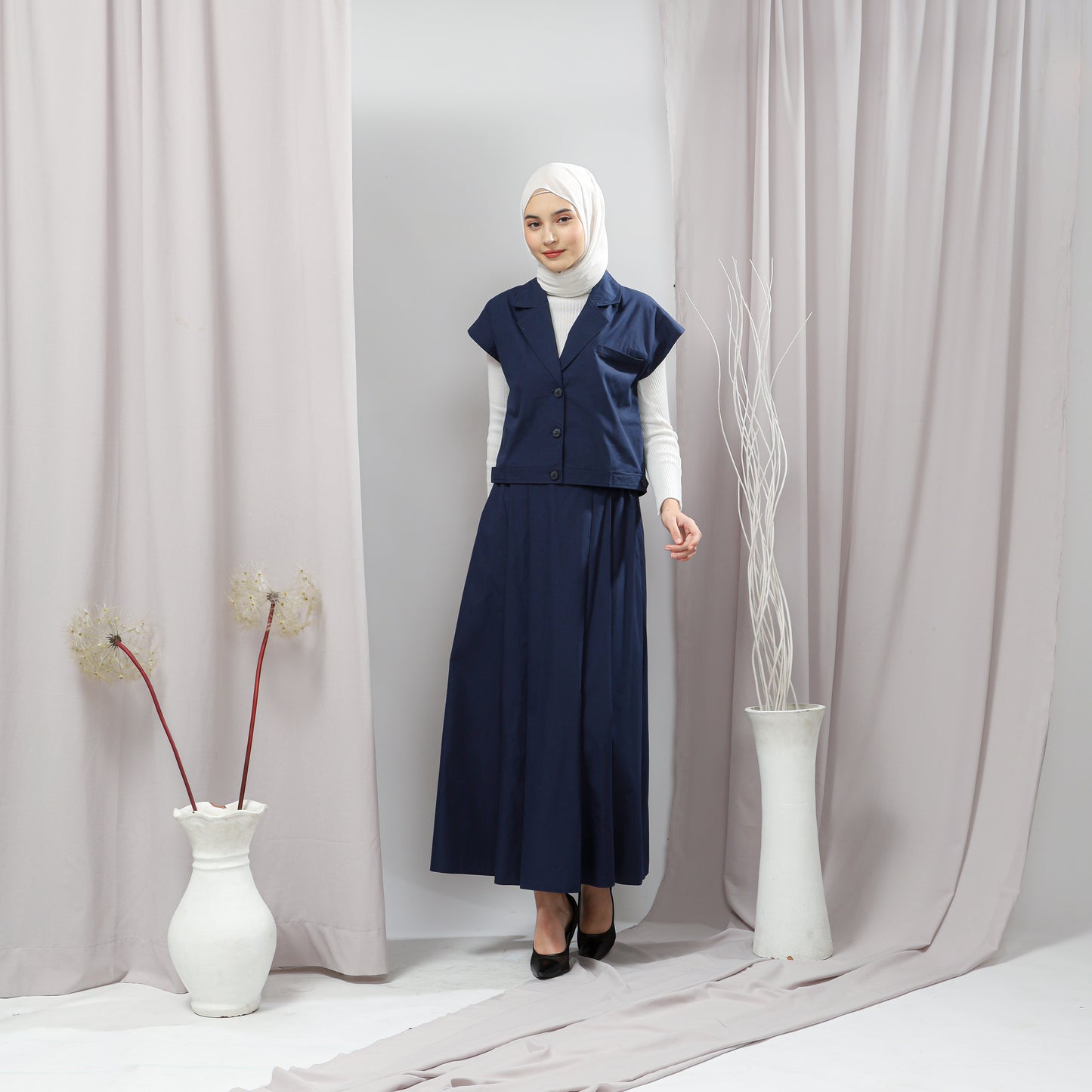 Esmee Vest - Navy