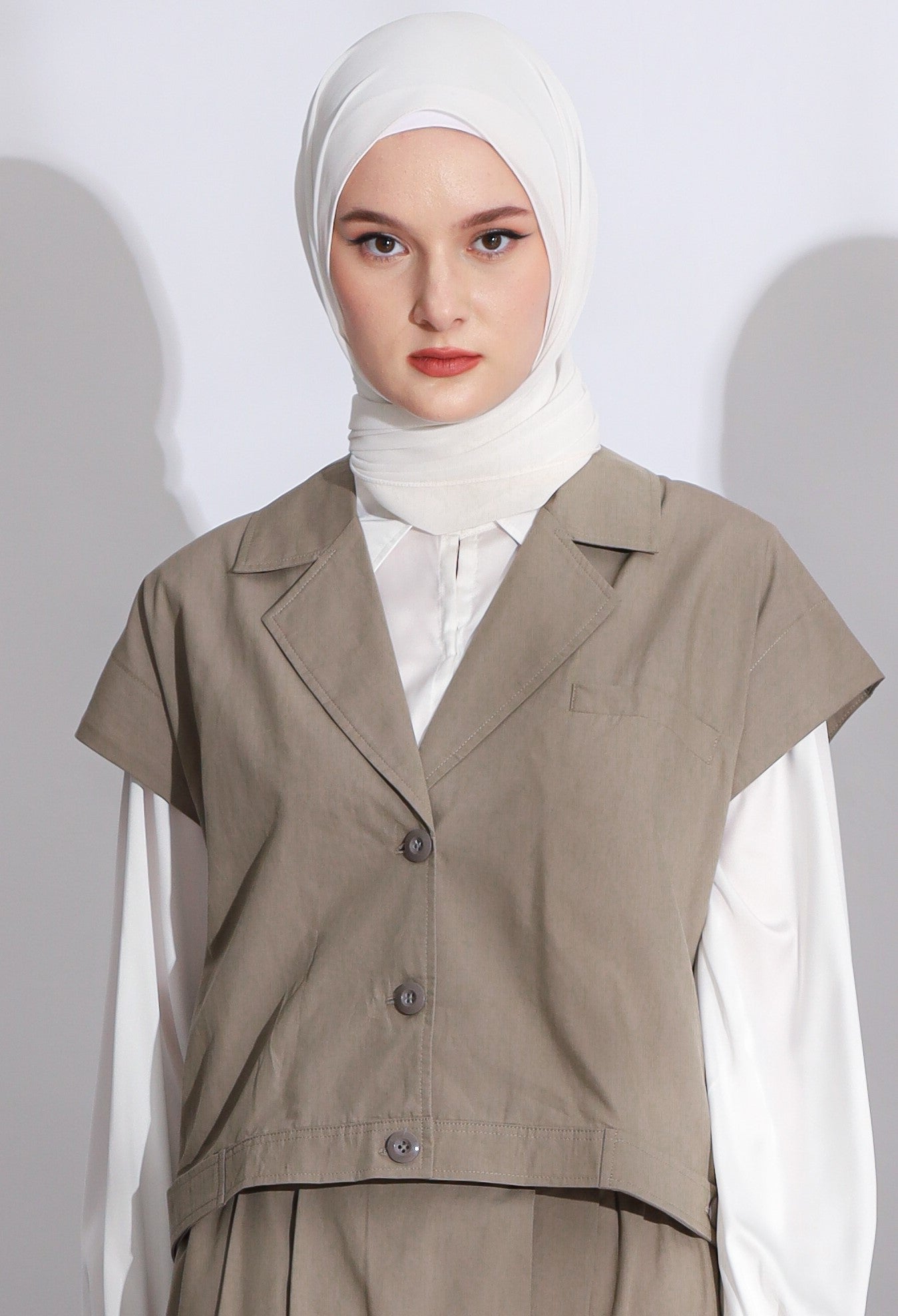 Esmee Vest - Light Grey