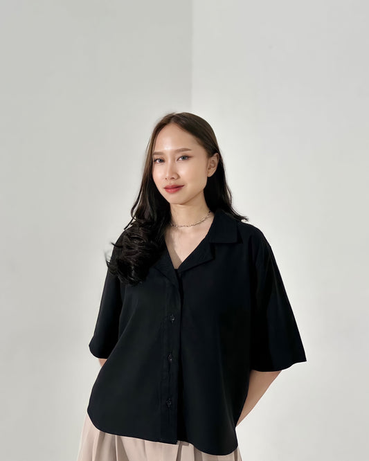 Daisy Kemeja Katun Lengan Pendek