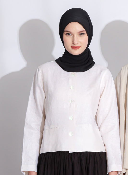 Hera Linen Outer Broken White