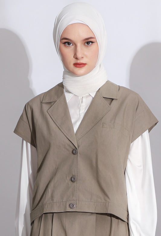 Esmee Vest - Light Grey
